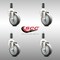 Service Caster 4 Inch 316SS Thermoplastic Rubber Swivel 1 Inch Expanding Stem Caster Set SCC-SS316EX20S414-TPRB-1-4 - alternate 3